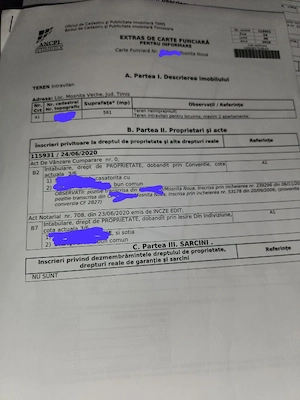 vand teren intravilan la 1 km de magazinul Lidl din Mosnita Veche 