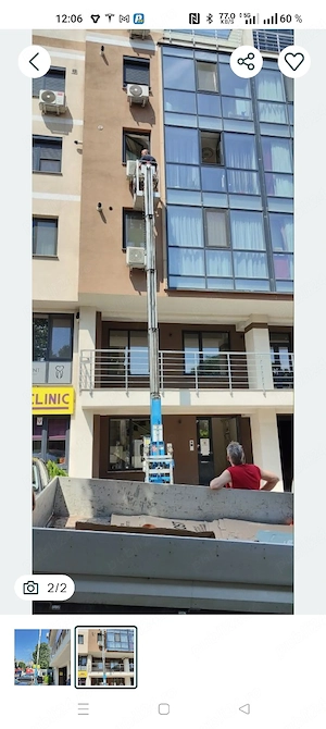 Inchiriez nacela pentru lucru la inaltime