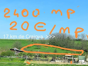 Teren intravilan 2380 mp și 18 euro  mp