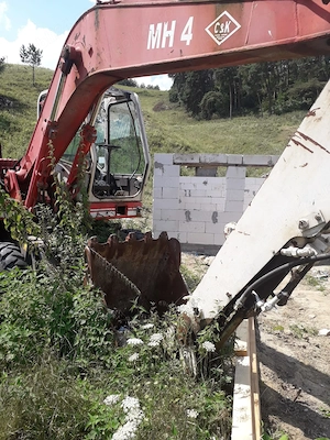 Excavator pe roți O&K RH City   stare bună, gata de lucru. - imagine 4