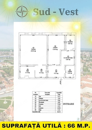Apartament 2 camere, decomandat, super spațios, Complex Studențesc - imagine 8