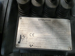 Stivuitor Gaz Toyota 2.5 Tone Triplex  An 2018  586 ore  Garantie si Service incluse motostivuitor - imagine 14