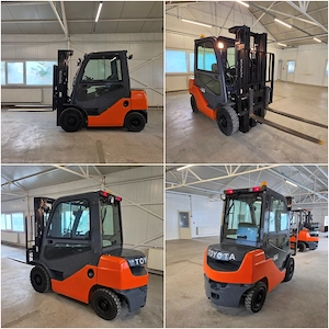Stivuitor Diesel Toyota 2.5 Tone Triplex An 2018 2.759 ore Garantie si Service incluse motostivuitor - imagine 5