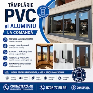 Termopane PVC la Comandă | Prețuri Avantajoase | Montaj Inclus