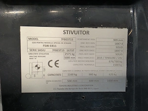 Electrostivuitor Toyota 1.5T Triplex 2019 11.554 ore  Garantie si Service incluse motostivuitor - imagine 15