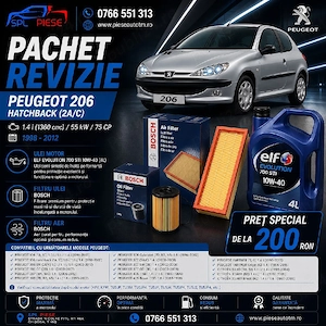 Pachet Revizie Peugeot 206 1.4i (75 CP)