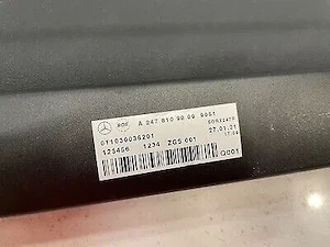 Mercedes Benz GLB GLB rulou portbagaj 234324816367 OE/OEM Part Number