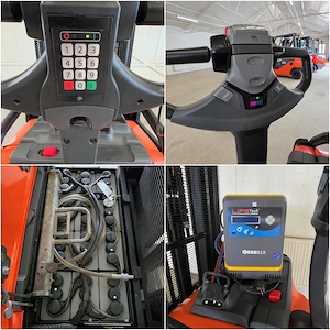 Transpalete electrice Toyota 2Tone catarg Triplex Redresor + Garantie + Service incluse transpalete - imagine 6