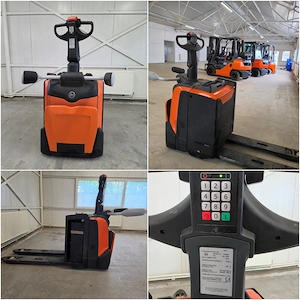 Transpalete electrice Toyota 2Tone catarg Triplex Redresor + Garantie + Service incluse transpalete - imagine 16