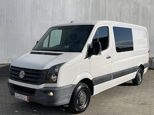 Volkswagen Crafter 2.0TDI-136CP   Mixt 5 locuri   Model mediu  CLIMA   Pilot   carlig