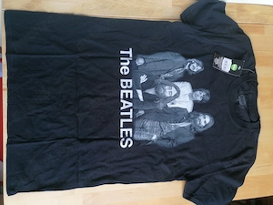 Tricou The Beatles Tittenhurst Original Oficial Rock Off Vintage Negru - Marime S Small - Unisex