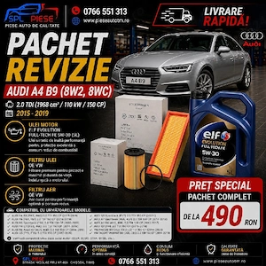 Pachet Revizie Audi A4 B9 2.0 TDI 150 CP (2015-2019)