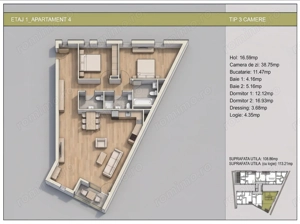 3 camere, Nerva Traian, Metrou Timpuri Noi - imagine 10