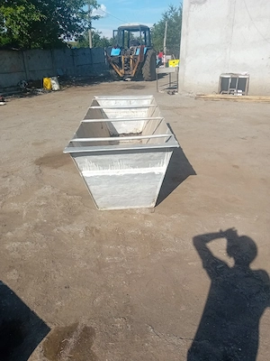 jgheab de aluminu pentru hrănirea vacilor, oilor, caprelor si cailor - imagine 3