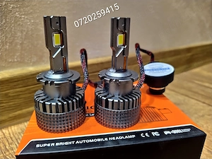 Set 2 Becuri LED D2S/R CANBUS, 110W, ventilator, 6000K, 12000LM - imagine 3