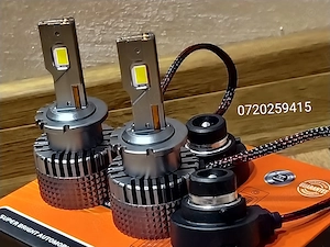 Set 2 Becuri LED D2S/R CANBUS, 110W, ventilator, 6000K, 12000LM