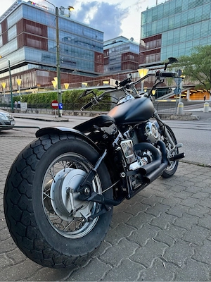 Yamaha DragStar XVS 650 Bobber Custom 15.000 km - imagine 3
