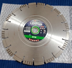 Disc diamantat Diatech LE-Plus 300 mm. utilizat de cateva ori