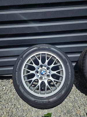 Jante BBS BMW 5x120 16" originale cu anvelope hankook 225/50/16 - imagine 2