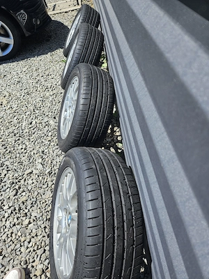 Jante BBS BMW 5x120 16" originale cu anvelope hankook 225/50/16 - imagine 6