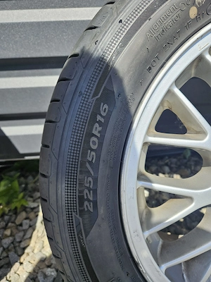 Jante BBS BMW 5x120 16" originale cu anvelope hankook 225/50/16 - imagine 3
