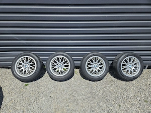 Jante BBS BMW 5x120 16" originale cu anvelope hankook 225/50/16