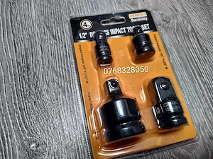 Set 4 adaptoare impact 1/2" pentru tubulare – Heavy Duty - imagine 2