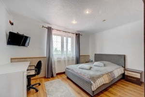 Afumați – Trandafirului, casă cărămidă 6 camere, teren 750 mp, 2 garaje - imagine 14
