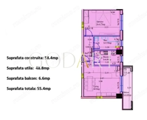 Apartament 2 camere | Bloc 2025 | Sisesti - imagine 11