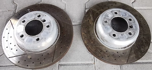 Discuri frana fata BMW ventilate perforate, BMW M PERFORMANCE 34116786392 E90 E92, E82, 135i 335i