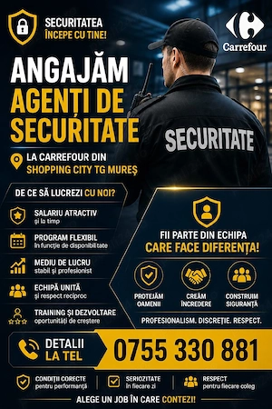 Angajam Agenti de Securitate Tg Mures