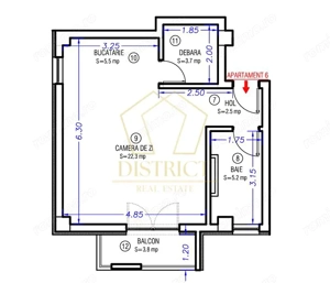 Apartament cu o camera | Aradului - imagine 8