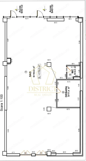 Spatiu comercial de 178mp | SAD | Central - imagine 12