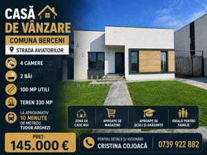 10 Minute Metrou | Str. Aviatorilor | Casa Individuala | 4 camere 2 bai | 330 mp