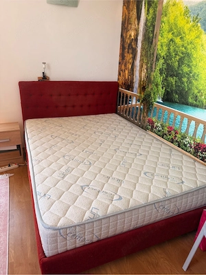 Pat cu saltea (1,40 x 2 m)