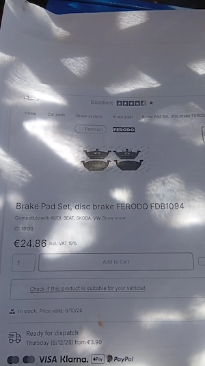 Discuri+plăcuțe frînă Seat Ibiza 2010 benzina ,1,4 mpi,scurtay - imagine 5
