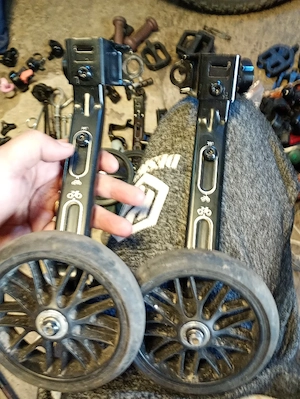 roți ajutătoare b twin reglabile 20-24 inch