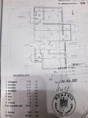 vanzare apartament 3 camere