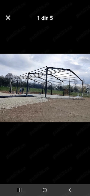 vand structura metalica hala garaj 