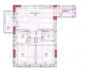 Apartament 3 camere 2 bai si balcon la etajul 1 in Selimbar zona Brana - imagine 3