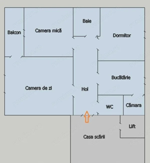 Apartament 3 camere,  Zona Lipovei, Decomandat, 72mp utili, Garaj cu CF - imagine 13
