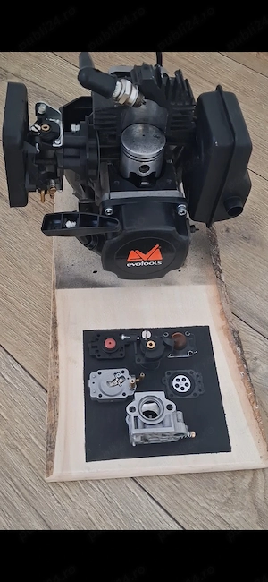Machetă motor 50cc 2t cositoare + carburator afişat - imagine 5