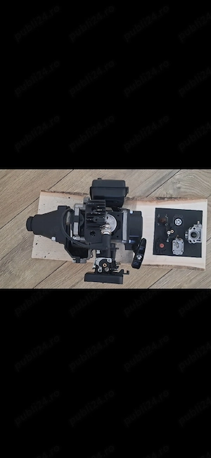 Machetă motor 50cc 2t cositoare + carburator afişat - imagine 4