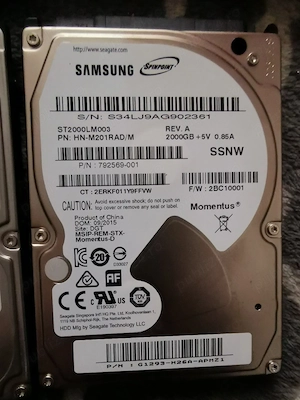 HDD laptop de 1 tb și 2 tb sănătate 100 la 100