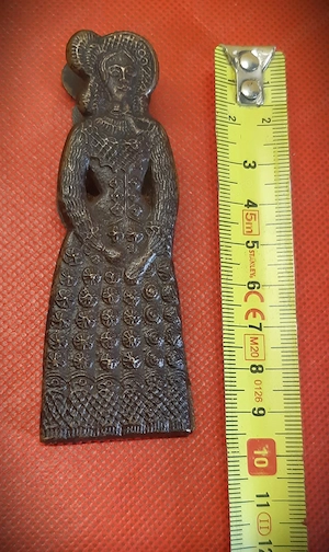 clemă din bronz decorativă, marca GANZ, pentru colecționari
