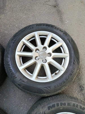 Jante audi, vw 5x112 16, anvelope 225 55 16, iarna si vara - imagine 8