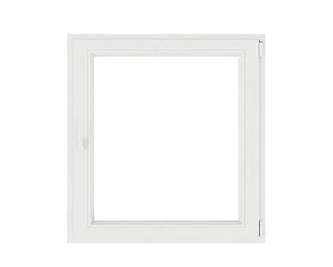 Geam termopan 100 x 100 cm, 1 canat, alb, Deschidere pe dreapta, normala + batanta accesorii incluse