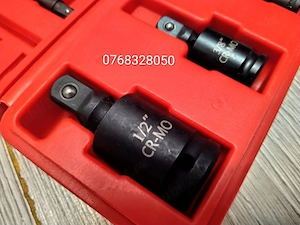 Set adaptoare impact 1/4", 3/8", 1/2" din oțel CR-MO – 6 piese - imagine 5