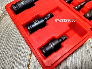 Set adaptoare impact 1/4", 3/8", 1/2" din oțel CR-MO – 6 piese - imagine 6