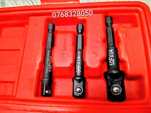 Set adaptoare impact 1/4", 3/8", 1/2" din oțel CR-MO – 6 piese - imagine 4